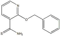 2-(benzyloxy)pyridine-3-carbothioamide 구조식 이미지