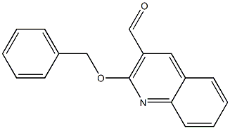 2-(benzyloxy)quinoline-3-carbaldehyde 구조식 이미지