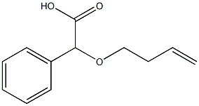 2-(but-3-en-1-yloxy)-2-phenylacetic acid Structure