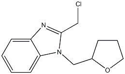 2-(chloromethyl)-1-(oxolan-2-ylmethyl)-1H-1,3-benzodiazole Structure