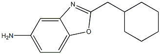 2-(cyclohexylmethyl)-1,3-benzoxazol-5-amine Structure