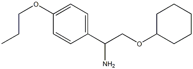 2-(cyclohexyloxy)-1-(4-propoxyphenyl)ethanamine Structure