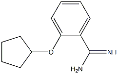2-(cyclopentyloxy)benzenecarboximidamide Structure