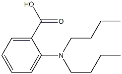 2-(dibutylamino)benzoic acid Structure