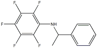 2,3,4,5,6-pentafluoro-N-(1-phenylethyl)aniline 구조식 이미지