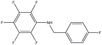 2,3,4,5,6-pentafluoro-N-[(4-fluorophenyl)methyl]aniline 구조식 이미지