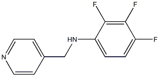 2,3,4-trifluoro-N-(pyridin-4-ylmethyl)aniline 구조식 이미지