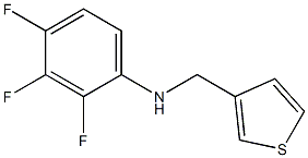 2,3,4-trifluoro-N-(thiophen-3-ylmethyl)aniline Structure