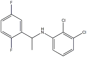2,3-dichloro-N-[1-(2,5-difluorophenyl)ethyl]aniline Structure