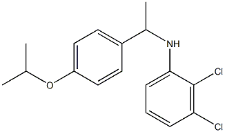 2,3-dichloro-N-{1-[4-(propan-2-yloxy)phenyl]ethyl}aniline Structure