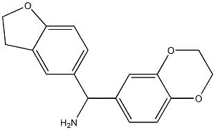 2,3-dihydro-1,4-benzodioxin-6-yl(2,3-dihydro-1-benzofuran-5-yl)methanamine Structure