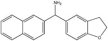 2,3-dihydro-1-benzofuran-5-yl(naphthalen-2-yl)methanamine Structure