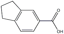 2,3-dihydro-1H-indene-5-carboxylic acid 구조식 이미지