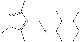 2,3-dimethyl-N-[(1,3,5-trimethyl-1H-pyrazol-4-yl)methyl]cyclohexan-1-amine 구조식 이미지