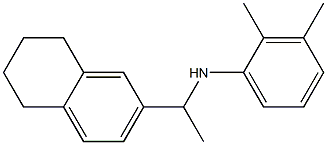 2,3-dimethyl-N-[1-(5,6,7,8-tetrahydronaphthalen-2-yl)ethyl]aniline Structure