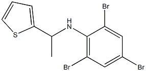 2,4,6-tribromo-N-[1-(thiophen-2-yl)ethyl]aniline Structure