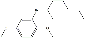 2,5-dimethoxy-N-(octan-2-yl)aniline Structure