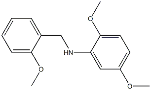 2,5-dimethoxy-N-[(2-methoxyphenyl)methyl]aniline 구조식 이미지