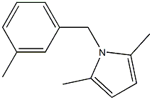 2,5-dimethyl-1-[(3-methylphenyl)methyl]-1H-pyrrole 구조식 이미지