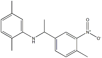 2,5-dimethyl-N-[1-(4-methyl-3-nitrophenyl)ethyl]aniline 구조식 이미지