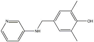 2,6-dimethyl-4-[(pyridin-3-ylamino)methyl]phenol Structure