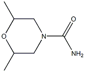 2,6-dimethylmorpholine-4-carboxamide Structure