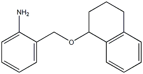 2-[(1,2,3,4-tetrahydronaphthalen-1-yloxy)methyl]aniline Structure
