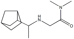 2-[(1-{bicyclo[2.2.1]heptan-2-yl}ethyl)amino]-N,N-dimethylacetamide Structure
