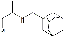 2-[(1-adamantylmethyl)amino]propan-1-ol Structure