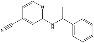 2-[(1-phenylethyl)amino]isonicotinonitrile 구조식 이미지