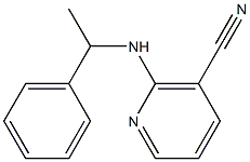 2-[(1-phenylethyl)amino]nicotinonitrile Structure