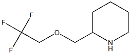 2-[(2,2,2-trifluoroethoxy)methyl]piperidine Structure