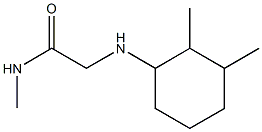 2-[(2,3-dimethylcyclohexyl)amino]-N-methylacetamide Structure