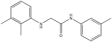 2-[(2,3-dimethylphenyl)amino]-N-(3-methylphenyl)acetamide Structure