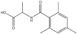 2-[(2,4,6-trimethylphenyl)formamido]propanoic acid 구조식 이미지