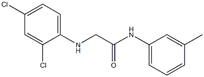 2-[(2,4-dichlorophenyl)amino]-N-(3-methylphenyl)acetamide Structure