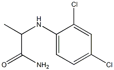 2-[(2,4-dichlorophenyl)amino]propanamide Structure