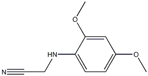 2-[(2,4-dimethoxyphenyl)amino]acetonitrile 구조식 이미지