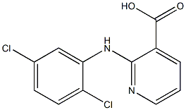 2-[(2,5-dichlorophenyl)amino]pyridine-3-carboxylic acid 구조식 이미지