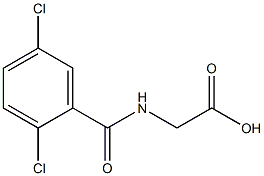 2-[(2,5-dichlorophenyl)formamido]acetic acid Structure