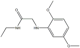 2-[(2,5-dimethoxyphenyl)amino]-N-ethylacetamide 구조식 이미지