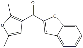2-[(2,5-dimethylfuran-3-yl)carbonyl]-1-benzofuran 구조식 이미지