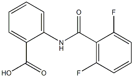 2-[(2,6-difluorobenzene)(methyl)amido]benzoic acid Structure