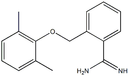 2-[(2,6-dimethylphenoxy)methyl]benzenecarboximidamide 구조식 이미지