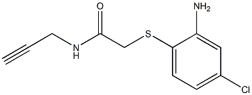 2-[(2-amino-4-chlorophenyl)sulfanyl]-N-(prop-2-yn-1-yl)acetamide Structure