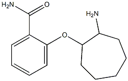 2-[(2-aminocycloheptyl)oxy]benzamide Structure