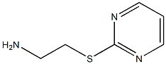 2-[(2-aminoethyl)sulfanyl]pyrimidine 구조식 이미지