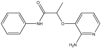 2-[(2-aminopyridin-3-yl)oxy]-N-phenylpropanamide Structure