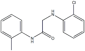 2-[(2-chlorophenyl)amino]-N-(2-methylphenyl)acetamide Structure