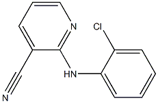 2-[(2-chlorophenyl)amino]pyridine-3-carbonitrile Structure